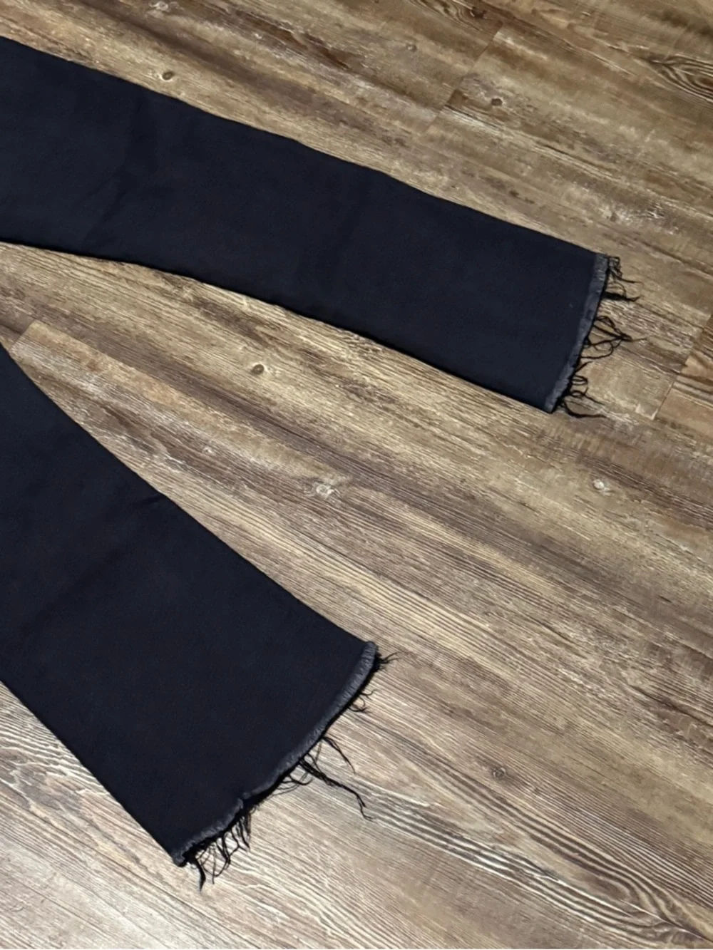 Mother The Hustler Ankle Fray Jeans Women's 29 in Encounters at Night Wash Denim - Picture 9 of 9